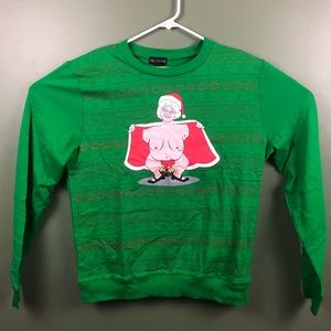 Naked Mrs Clause Ugly Christmas Sweater